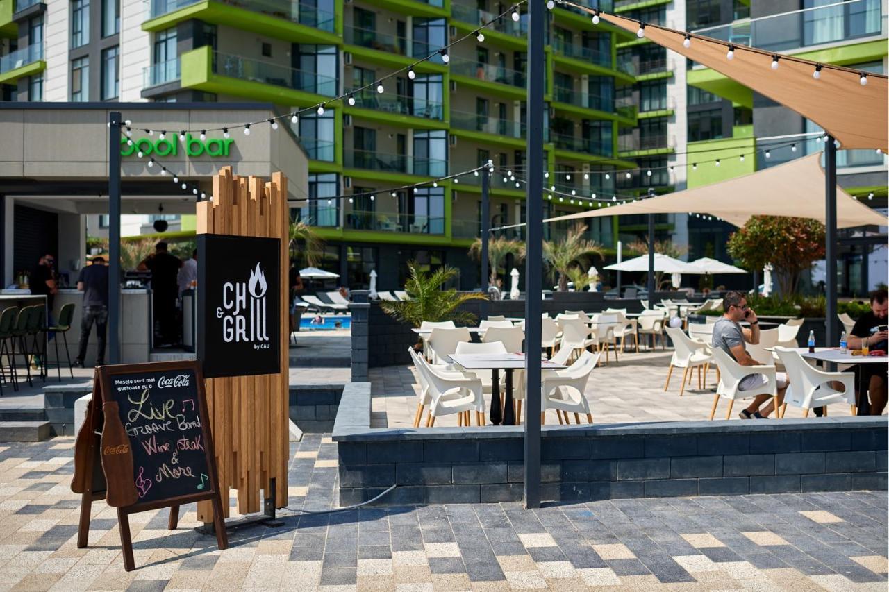 Sunrise Aparthotel Pool & Spa Mamaia Nord Navodari Bagian luar foto